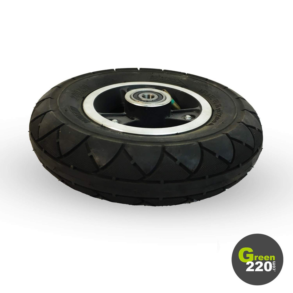 GREEN220.de » Vorderrad komplett für Scooter Hiley Maxspeed X8