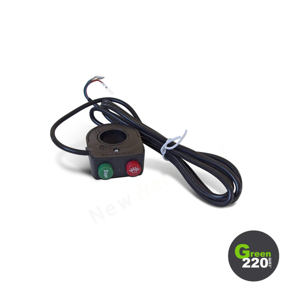 GREEN220.fr » Commande lumière/Klaxon pour trottinette Wiizzee WS5 / WS7