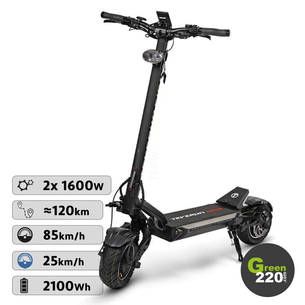 GREEN220.es » Scooter eléctrico Teverun Fighter 11+
