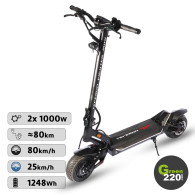 GREEN220.de » Teverun Fighter Mini - 52 V / 20.8 Ah Elektrischer Scooter