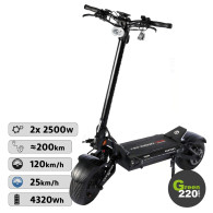 Patinete eléctrico Teverun Fighter Supreme 7260R / Green220.es