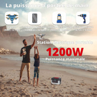 Estación de carga portátil Wonder WX1200 | Green220.fr