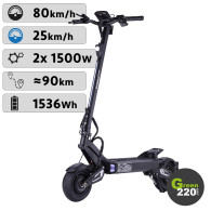 Patinete electrico Vsett Apex 10 - 60 V / 25,6 Ah