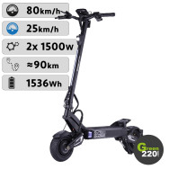 Patinete electrico Vsett Apex 10 - 60 V / 25,6 Ah