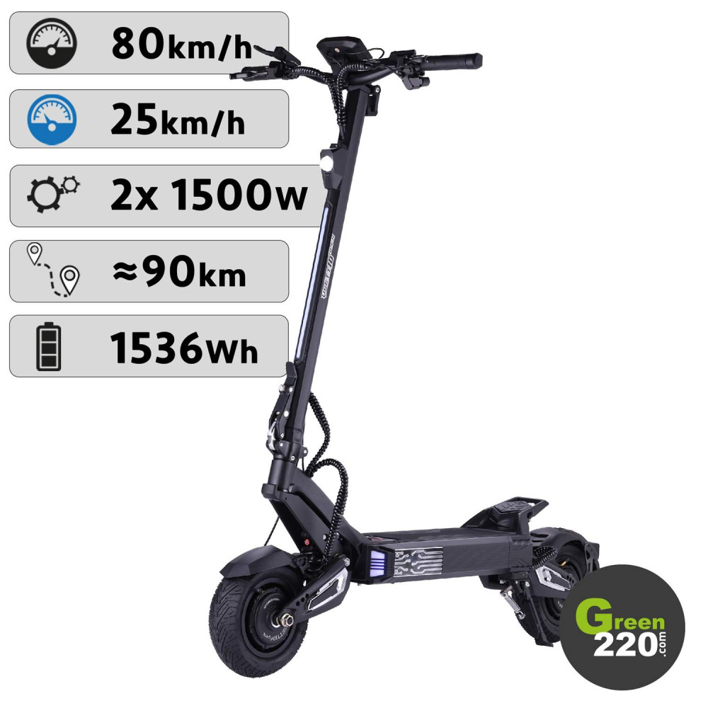 Electric scooter Vsett Apex 10 - 60 V / 25,6 Ah