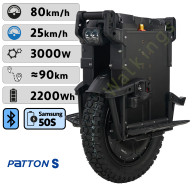 Einräder Patton S Einräder von Leaperkim - 50S - 3000W - 2200Wh