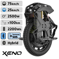 Gyroroue Nosfet Xeno (2500 W / 2200 Wh) - Pneu Hybride