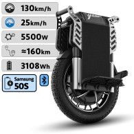 Gyroroue Kingsong KS-F22 Pro (176 V / 3108 Wh) - pneu City