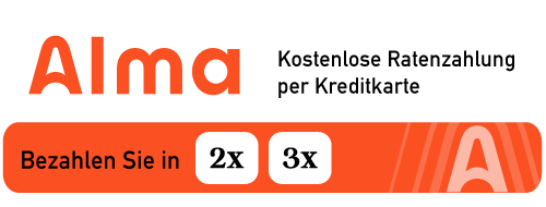 Alma in mehreren Raten ohne zusätzliche Kosten