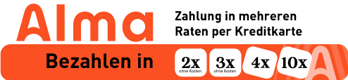 Alma in mehreren Raten ohne zusätzliche Kosten